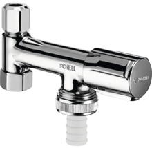 Robinet d''arrêt d''angle Schell avec raccord d''appareil