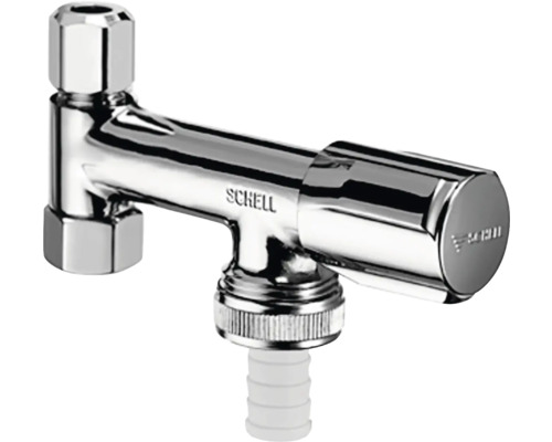 Robinet d''arrêt d''angle Schell avec raccord d''appareil