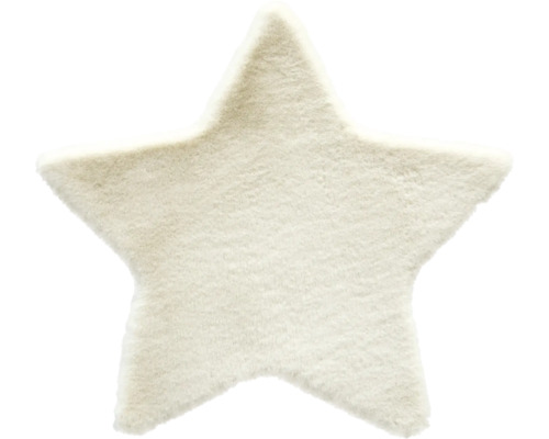 Tapis Romance étoile beige 80x80 cm
