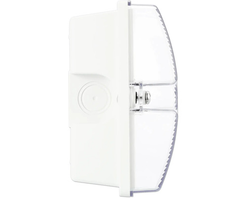 Luminaire pour pièce humide avec couvercle transparent