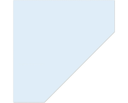Plaque de cheminée verre transparent de sécurité trempé 1000 x 1000 mm pentagone transparent Arrière-plan abstrait