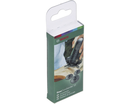 Bosch EasyCurvSander 12 plateaux de ponçage en paquet