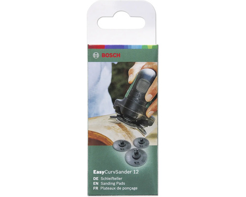 Bosch EasyCurvSander 12 plateaux de ponçage en lot
