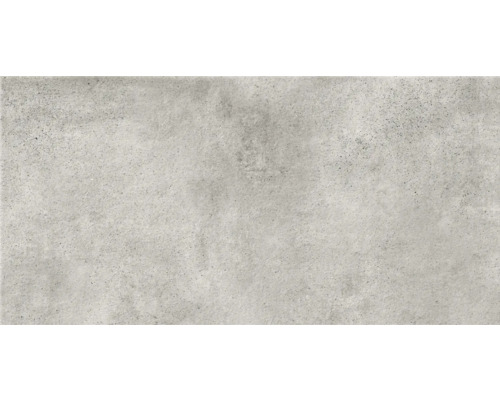 Carrelage sol et mur en grès-cérame fin Borido 29,8 x 59,8 x 0,8 cm gris mat rectifié