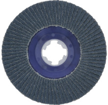 Plateau abrasif à lamelles Best for Metal Ø 125x22,23 mm K80, fixation X-LOCK