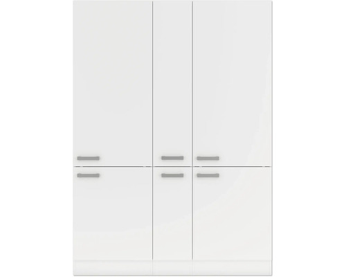 Weißer Badezimmerschrank mit drei Türen