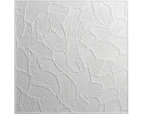 Dalle de plafond PSE Valencia 50 x 50 x 0,9 cm 2 m² dans le pack Panneau décoratif avec motif incurvé pour revêtement mural et de plafond