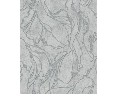 Papier peint intissé 34254 City Glow abstrait gris Papier peint avec motif floral abstrait