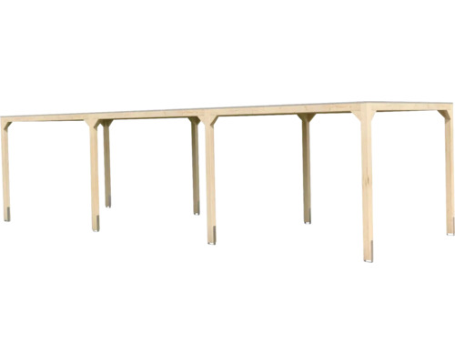 Holzcarport-Rahmenkonstruktion für den Außenbereich