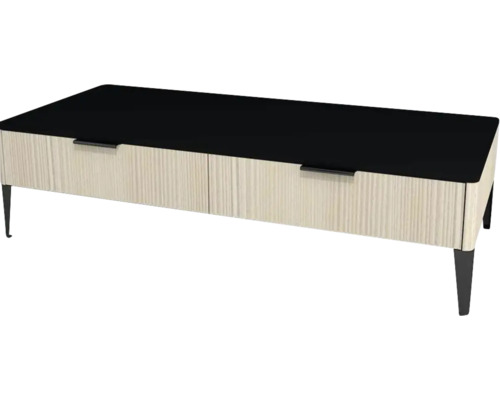 Unterschrank mit 2 Schubladen Devo Lotos 31x120x53 cm structure avola cremeweiß/schwarz Unterschrank mit 2 Schubladen Devo Lotos 31x120x53 cm structure avola cremeweiß/schwarz