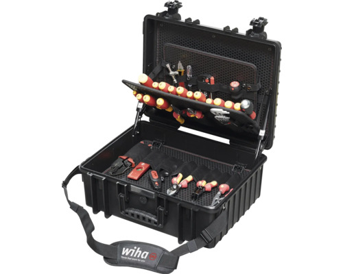 Boîte à outils kit Eletriker Competence XL Wiha 80-pces