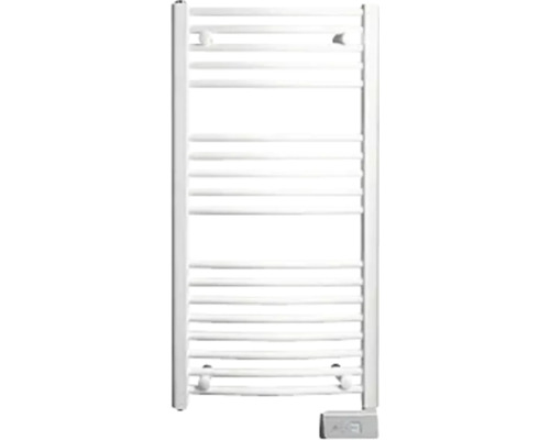 Radiateur de salle de bains électrique AEG BHG 505 W 100,5x48x10 cm 500 watts blanc brillant Sèche-serviettes blanc avec tubes chauffants horizontaux pour la salle de bain