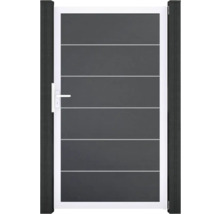Gartentor mit horizontalen Linien