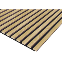 Panneau acoustique mélèze brut massif 1195 x 572 x 19 mm