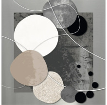 Image murale décorative avec des formes géométriques et des lignes