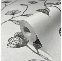 Tapetenrolle mit floralem Muster