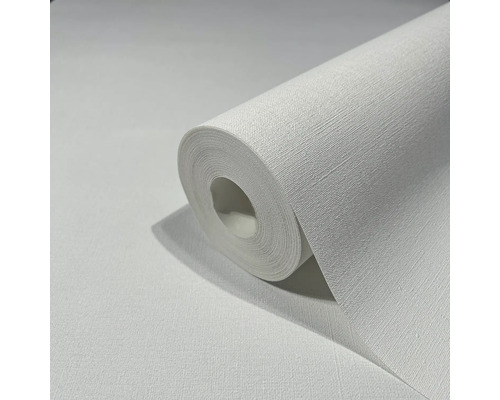 Papier peint intissé Gute Zeiten, schlechte Zeiten aspect textile blanc