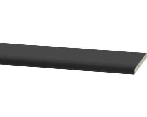 Rebord de fenêtre anthracite 0164 PE sans cache 2000x250x24 mm Baguette décorative anthracite