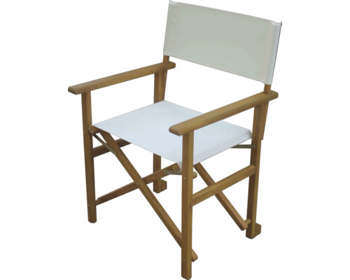 Regiestuhl mit Holzrahmen und Stoffbespannung