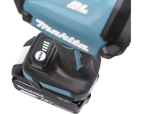 Batterie Makita avec indicateur de niveau de charge et bouton de mode