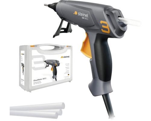 Heissklebepistole mit Aufbewahrungskoffer und Klebesticks