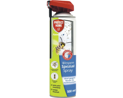 Spray spécial anti-guêpe FormineX 500 ml idéal contre des nids dans des cavités