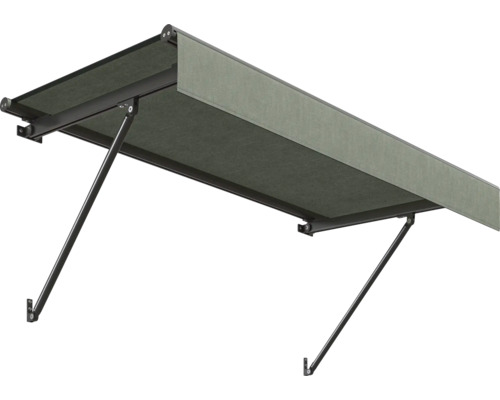 Store avec tissu extensible et bras de fixation