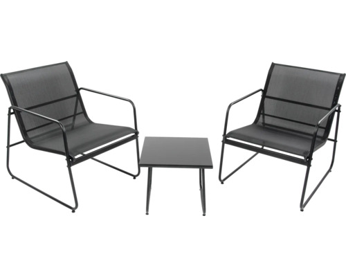 Ensemble de jardin avec deux chaises et une table