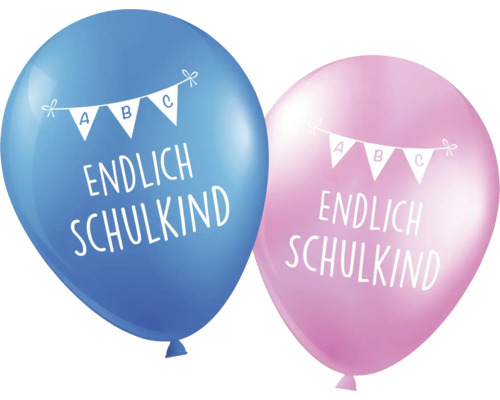 Ballons gonflables Endlich Schulkind 6 pièces