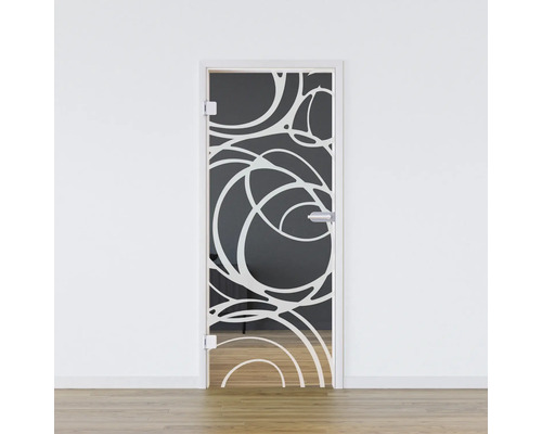 Porte vitrée Pertura Glera Mystic 01 834 x 2097 x 8 mm gauche pour ferrure Studio Office Porte vitrée Pertura Glera Mystic 01 834 x 2097 x 8 mm gauche pour ferrure Studio Office