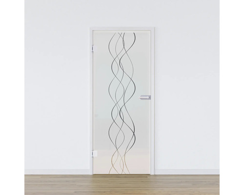 Porte vitrée Pertura Glera Curl 02 709 x 2097 x 8 mm gauche pour ferrure Studio Office Porte vitrée Pertura Glera Curl 02 709 x 2097 x 8 mm gauche pour ferrure Studio Office