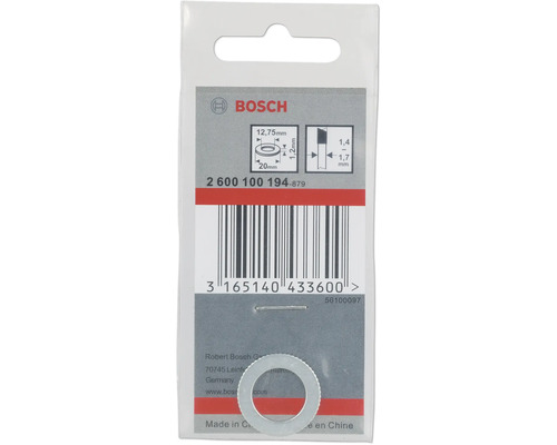 Logo Bosch, une rondelle métallique dans un emballage