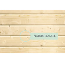 Façade en bois naturelle