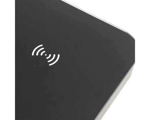 Drahtlose Ladestation mit Induktionssymbol