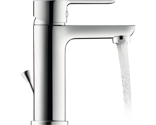 Robinet en métal avec eau courante