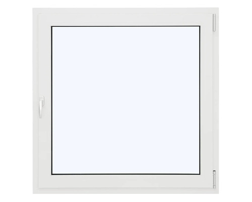 Fenêtre en aluminium ARON Ternum RAL 9016 blanc signalisation 1 vantail (oscillo-battant) 1100x1100 mm tirant droit