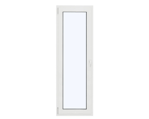 Fenêtre en aluminium ARON Ternum RAL 9016 blanc signalisation 1 vantail (oscillo-battant) 500x1600 mm tirant gauche