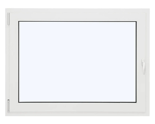 Fenêtre en plastique blanche avec poignée