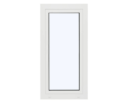 Fenêtre en aluminium ARON Ternum RAL 9016 blanc signalisation 1 vantail (oscillo-battant) 700x1500 mm tirant droit