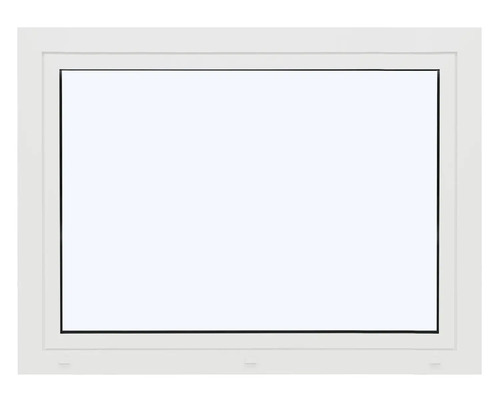 Fenêtre en aluminium ARON Ternum RAL 9016 blanc signalisation 1 vantail (oscillo-battant) 900x700 mm tirant gauche