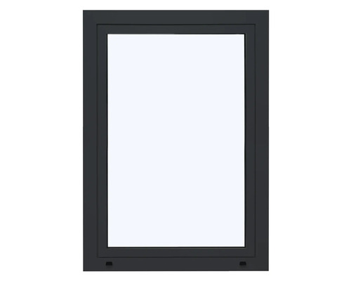 Fenêtre en aluminium ARON Ternum RAL 7016 gris anthracite 1 vantail (oscillo-battant) 500x700 mm tirant gauche