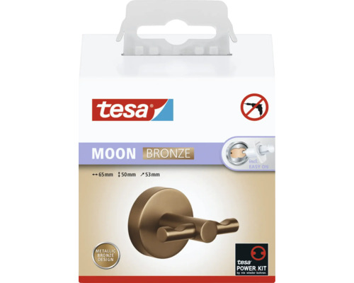 Tesa Moon Bronze Patère dans son emballage