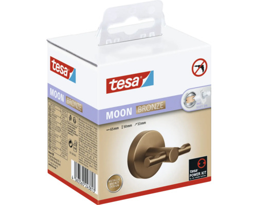 Emballage de crochet pour vêtements Tesa Moon Bronze