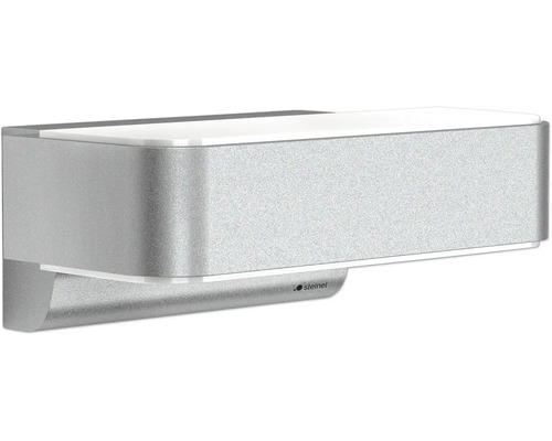 Steinel Sensor Außenwandleuchte up/down 9,8 W 679 lm 3000 K L 810 SC silber Steinelsensor-Wandleuchte für den Außenbereich