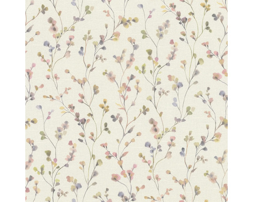 Papier peint à motif floral