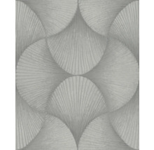 Papier peint avec motif géométrique en éventail