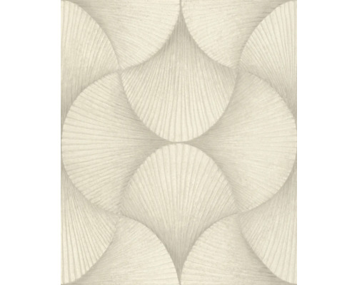 Papier peint intissé 608236 Sky Lounge graphique beige Papier peint avec motif floral graphique