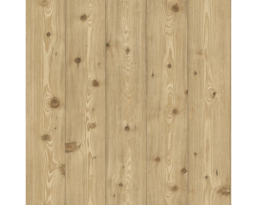 Papier peint intissé 869514 Symphony planches marron Panneaux de bois avec grain pour la conception des murs et des plafonds