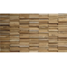 Revêtement mural en bois avec design tridimensionnel