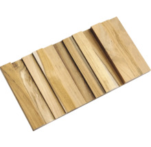 Panneau en bois avec design tridimensionnel pour revêtement mural